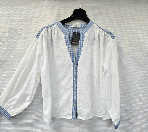 Denim Cotton Check Shirt
