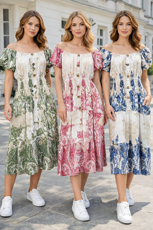 Ava Bardot MIDI Dress