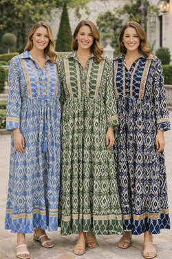 Gabby Pull In Shirt Maxi dress