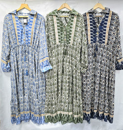 Gabby Pull In Shirt Maxi dress