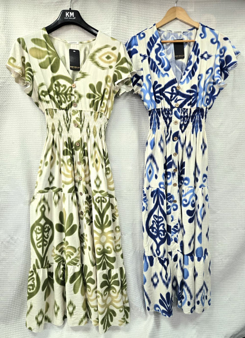 Layla V Neck Maxi Dress