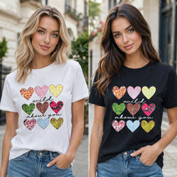 Wild About You Sequin Heart T-shirt