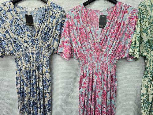 Paisley Gold Foil Slinky Jumpsuit