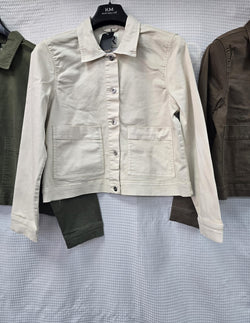 Patch Pocket Cotton Denim Jacket