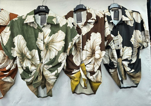 Lily Leaf Tie Shirt