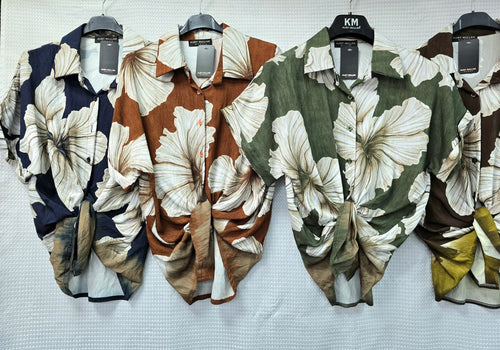 Lily Leaf Tie Shirt