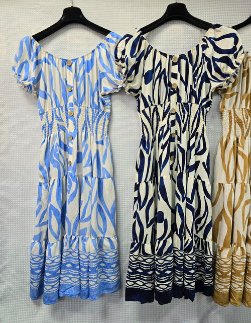 Tara Bardot Rouched Midi Dress