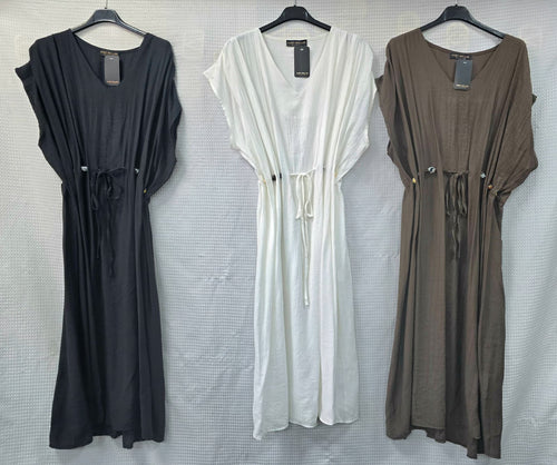 Tanya Maxi Tie Beaded Dress