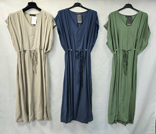 Tanya Maxi Tie Beaded Dress
