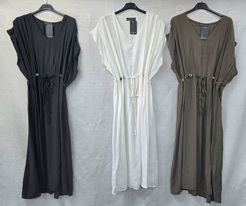 Tanya Maxi Tie Beaded Dress