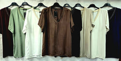 Silky V Neck Blouse