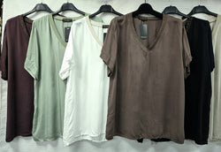 Silky V Neck Blouse