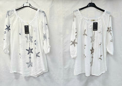 Star Tie Blouse