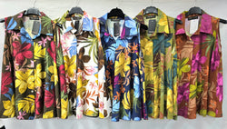 Funky Palms Collar Top