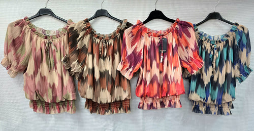 Ziggy Frill Bardot Blouse