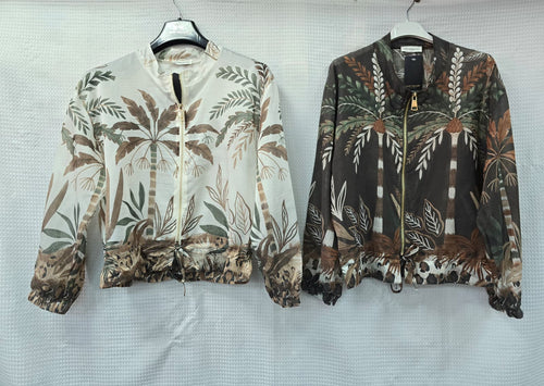 Coco Beach Zip Blouson Lightweight Bomber Jacket