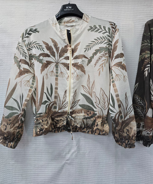 Coco Beach Zip Blouson Lightweight Bomber Jacket