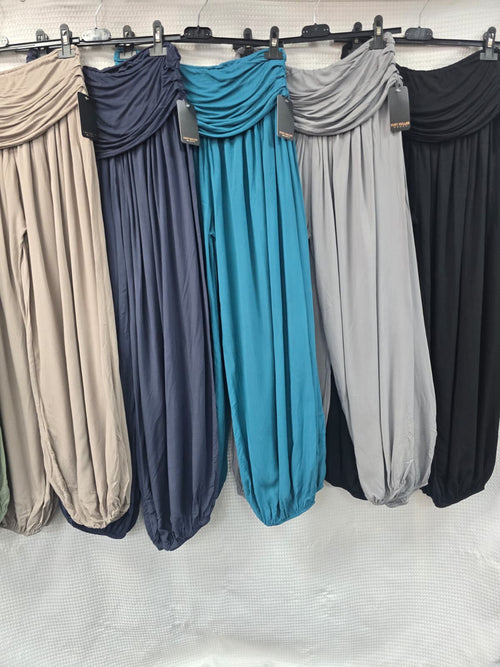 Wide Leg Harem Trousers