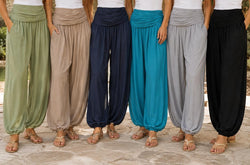 Wide Leg Harem Trousers