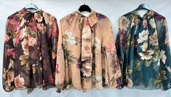 Royal Frill Silky Blouse