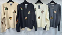 Embroidery Badge Soft Knit Jumper