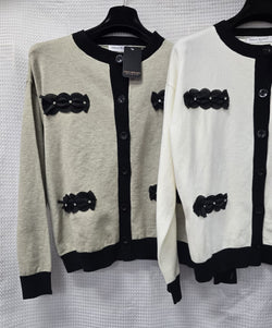 Crystal Contrast Cardigan