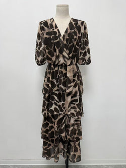 PRE ORDER Short Sleeve Lola Crossover Layered Dress