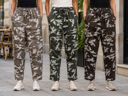Barrel Camoflauge Cotton Trousers
