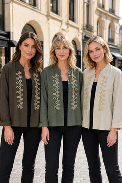 Jackson Gold Embrodiery Cotton Jacket