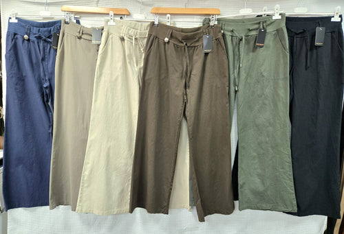Cotton Saints Stud Wide Leg Trousers