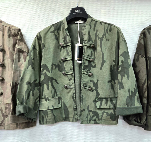 Camouflage Cotton Military Jacket