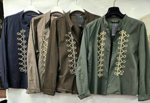 Jackson Gold Embrodiery Cotton Jacket