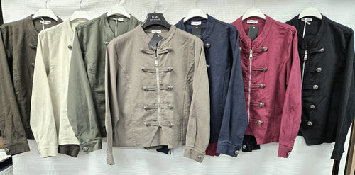 Military Cotton Zip Jacket