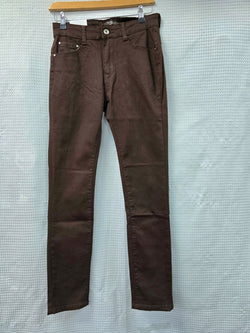 Chocolate Brown Push Up Slim Fit Voggo Denim Jeans