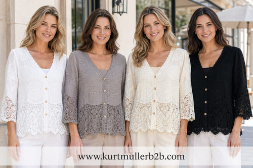 Daisy Lace Crochet cotton Cardigan