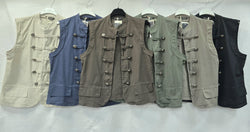 Military Cotton Waistcoat Gilet