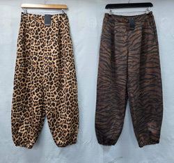 Animal Barrell Leg Suedette Trousers