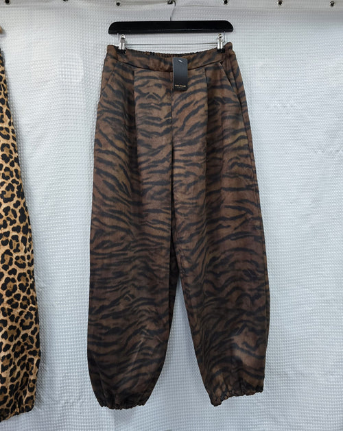 Animal Barrell Leg Suedette Trousers