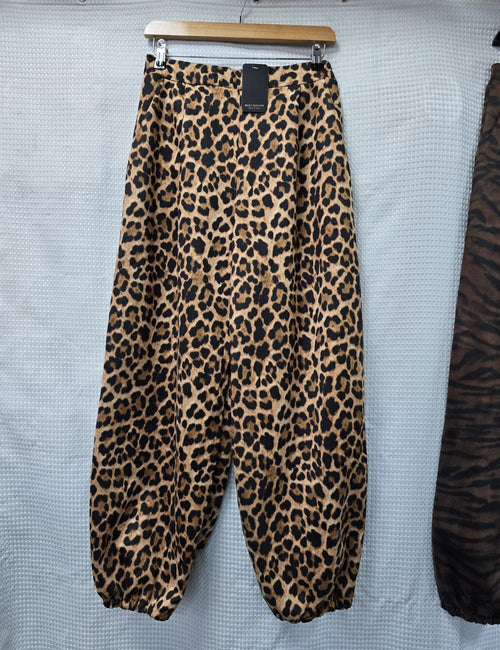 Animal Barrell Leg Suedette Trousers