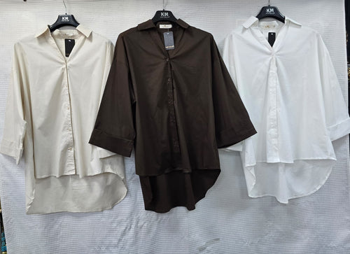 Pure Cotton High low Shirt