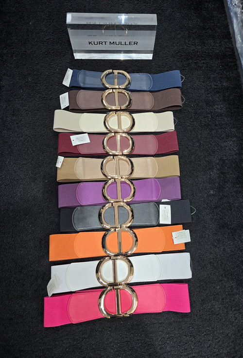 DD Buckle Elasticated Thick Belt