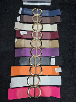 DD Buckle Elasticated Thick Belt
