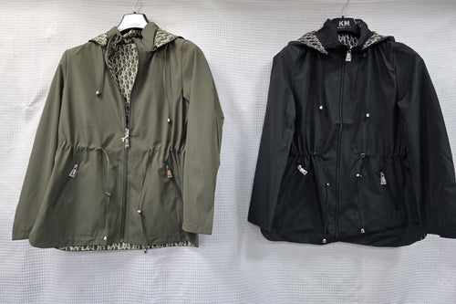 Designer inspired Hooded Raincoat
