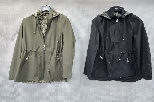 Designer inspired Hooded Raincoat