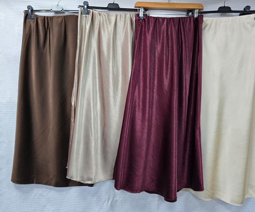 Sateen Lux A- line Skirt