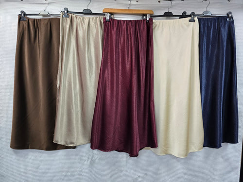 Sateen Lux A- line Skirt