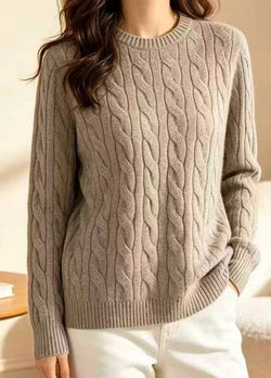 Cable Soft Touch Crew Knit