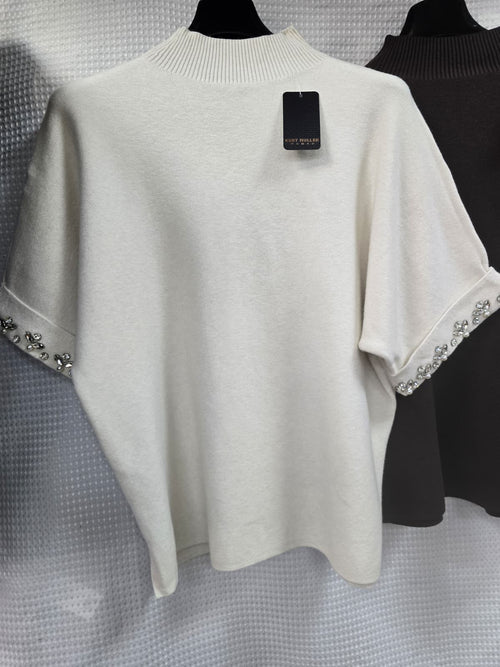 Jewel Turtle Neck Knit Jumper