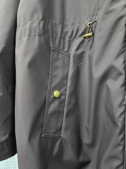 Dogtooth Check Reversible Raincoat Jacket