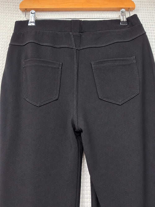Diamante Pocket Trim Black Scuba Trousers